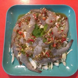 กุ้งแช่น้ำปลา