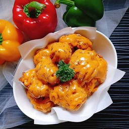 ข้าวไก่ทอดอินเตอร์ & ไข่ข้นอินดี้