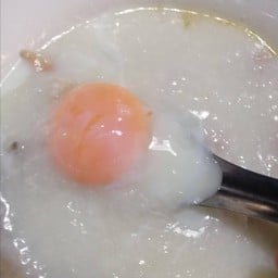 โจ๊กเปล่า+ไข่ลวก