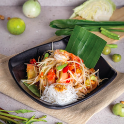 ตำกุ้งสด