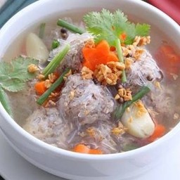 แกงจืดวุ้นเส้นหมูสับ