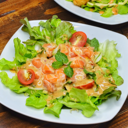 ยำสลัดแซลมอลแซ่บ