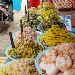 ยำผลไม้ดอง ผลไม้เเช่อิ่ม บุฟเฟ่(คลองถม)