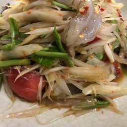 ตำลาวกุ้งสด
