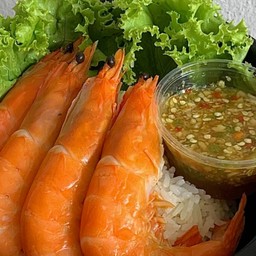 หมูหมึกกุ้งอาหารแช่แข็งกาดหลวง เชียงราย