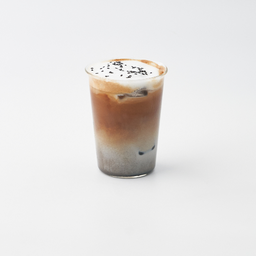 Black Sesame Cappuccino - Iced