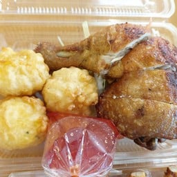 ไก่ย่างข้าวเหนียวทอด