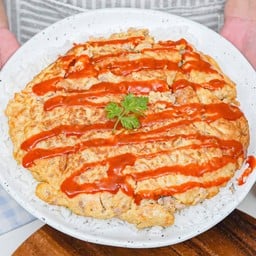 ข้าวหอมมะลิไข่เจียวหมูสับ