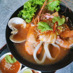 สุกี้ทะเล(กุ้งแม่น้ำ)