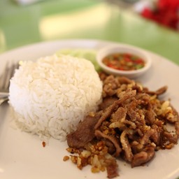 ข้าวหมูทอด