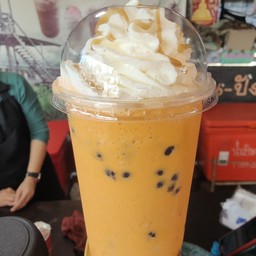 ชาไทยปั่น ไข่มุกวิครีมคาราเมล