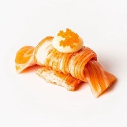 ซูชิ ปูอัดพันแซลมอน