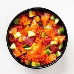 ข้าวหน้าปลาดิบรวม