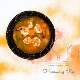 แกงส้มกุ้งผักรวม (ซุปแซลมอน)