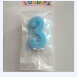 เทียนตัวเลข 3
