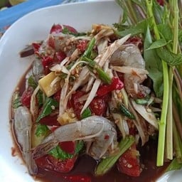 ตำกุ้งสดปลาร้า