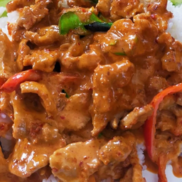 แพนงหมูราดข้าว
