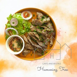 คอหมูย่างจิ้มแจ่ว