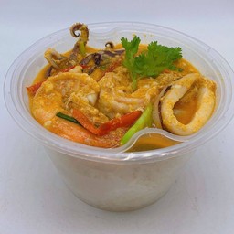 ข้าวทะเลผัดผงกะหรี่