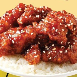 ข้าวไก่ทอดซอสเทอริยากิ