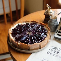 Blueberry cheese pie