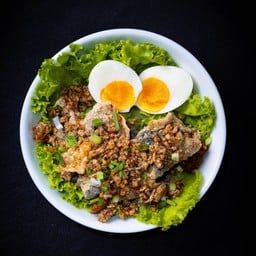 ยำหนังปลากรอบ