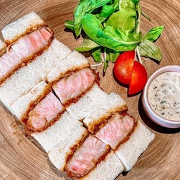 Pork-cutlet sandwich