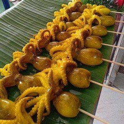 ปลาหมึกย่าง