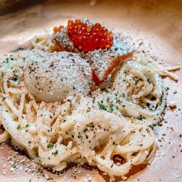 Salmon & Ikura Carbonara
