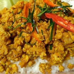 [อร่อยซ่ากับโค้ก] ข้าวคั่วกลิ้งหมู +  โค้ก ออริจินัล (กระป๋อง)