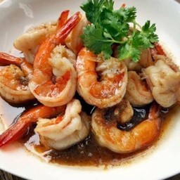 ข้าวกุ้งผัดน้ำมันหอย