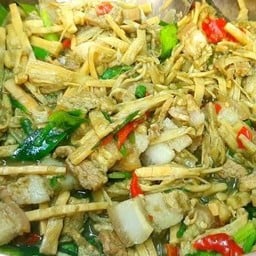 หมกหน่อไม้ใส่หมู