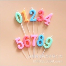 เทียนตัวเลข เลือกได้ 2 หมายเลข