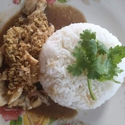 ข้าวไก่กระเทียม