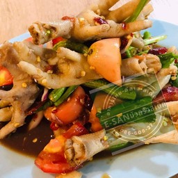 ตำตีนไก่