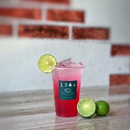 น้ำแดงโซดา+มะนาว