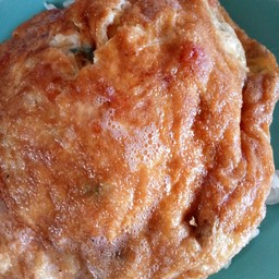 ไข่เจียวกุ้ง(โป๊ะข้าว)