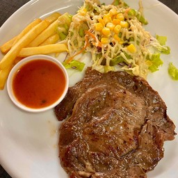 สเต็กริบอาย เนื้อ