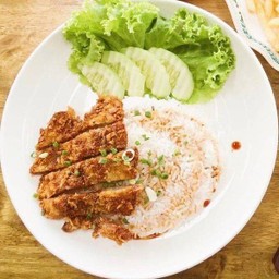 ข้าวหมูทอดทงคัตสึซอสเทอริยากิ