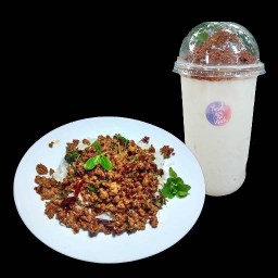 หมีคัฟ&กระเพราพริกแห้ง