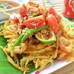 ส้มตำทอด