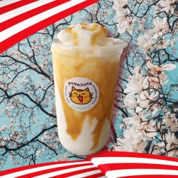 นมสดคาราเมลปั่น