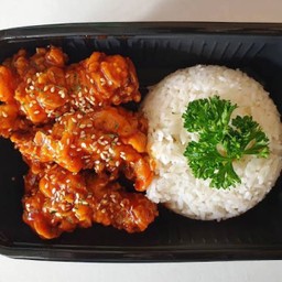 ข้าวไก่ทอดเกาหลี