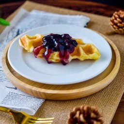 ครอฟเฟิลแยมบลูเบอร์รี่