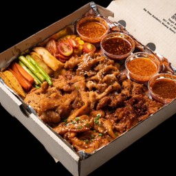 กินเฮง ข้าวมันไก่สิงคโปร์ ข้าวหน้าหมูย่าง ตรงข้ามบิ๊กซีบางพลี