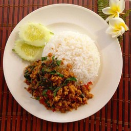 ข้าวกะเพราหมูสับ