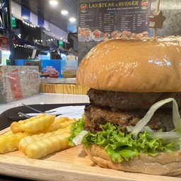 ดับเบิ้ล เบอร์เกอร์เนื้อ