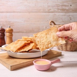 โรตีกรอบ นมข้นหวาน