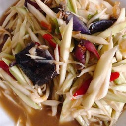 ตำมะม่วงปูปลาร้า