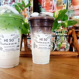 ลาเต้มะพร้าว ชาเขียว เเละ โกโก้